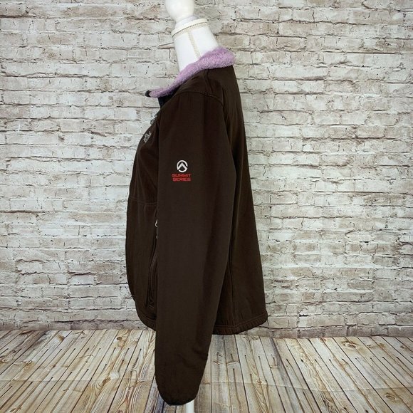 The North Face Denali Womens Brown Full Zip Jacket Sz L - Picture 6 of 7
